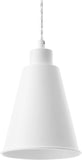 #  61180-23-1 Adjustable 1 Light Indoor Pendant, Alabaster White Finish, 6"W x 6-1/2"H