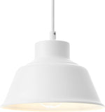 #  61181-23-1 Adjustable 1 Light Indoor Pendant, Alabaster White Finish, 8-1/2"W x 6-1/4"H