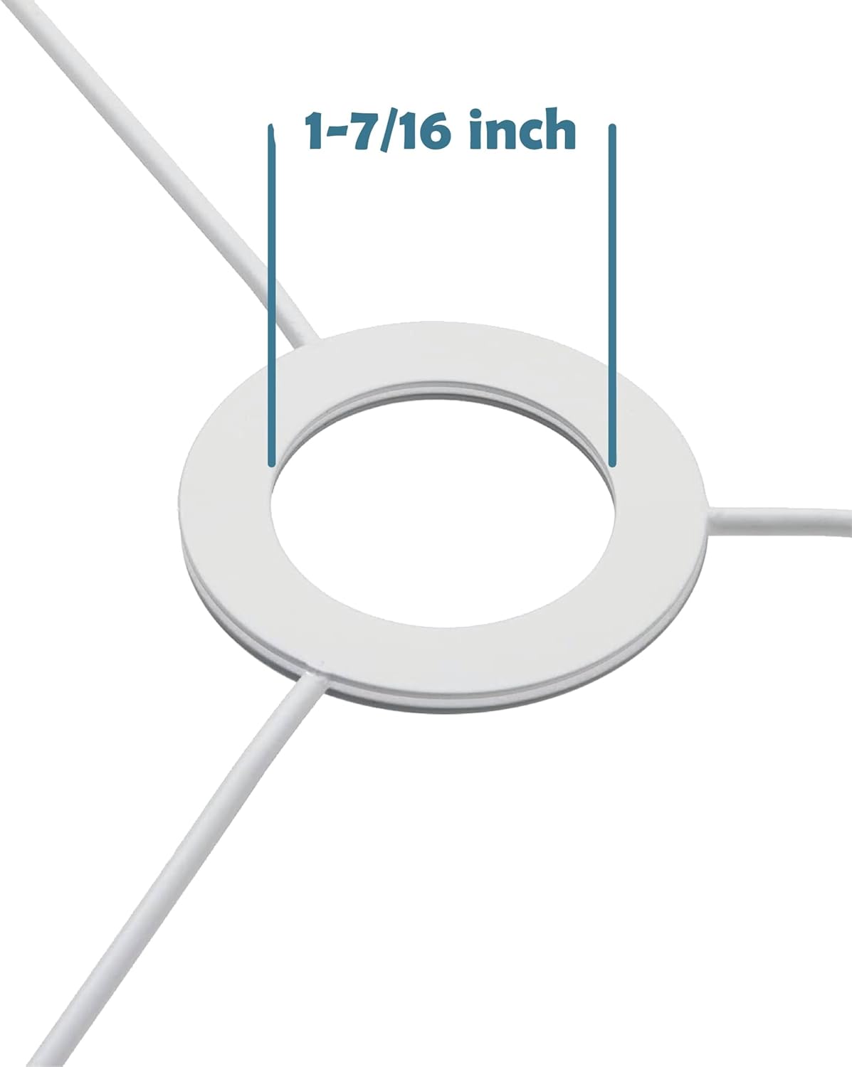 10 Inch Brass-Plated Spider For Lamp Shades - Galvanized Metal Ring For DIY Lamp Making