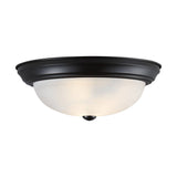 # 63024-05-1,3-Light Flush Mount / Oil Rubbed Bronze Finish w/ Alabaster Glass. 15"Dia. E26 Socket/60 Watts.Bulb Not Included.