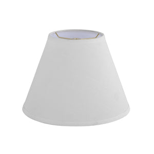 # 32634 Transitional Hardback Empire Shaped Spider Construction Lamp Shade in Off White, 12" wide (6" x 12" x 9")