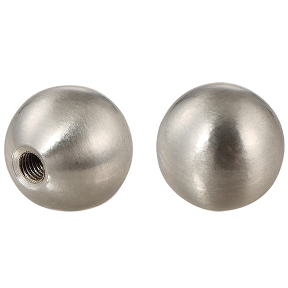 # 24029-22, Sphere Finial for Lamp Shade, Steel in Brushed Nickel Finish, 1