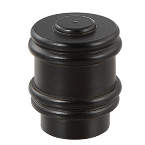 # 24030-31, Bumped Cylinder Finial for Lamp Shade, Steel in Oil Rubbed Bronze Finish, 1-1/4