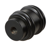 # 24030-31, Bumped Cylinder Finial for Lamp Shade, Steel in Oil Rubbed Bronze Finish, 1-1/4" Height (1 Pack)