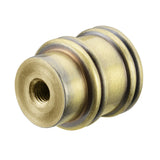 # 24030-41, Bumped Cylinder Finial for Lamp Shade, Steel in Antique Brass Finish, 1-1/4" Height (1 Pack)