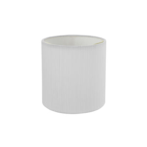 # 31192 Transitional Drum (Cylinder) Shaped Clip-On Construction Lamp Shade in Eggshell, 5" wide (5" x 5" x 5")