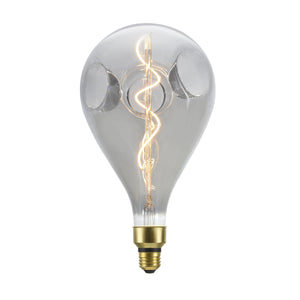 # 10008-21 A160 Vintage Edison Decorative LED Light Bulb, 4 Watt Medium (E26) Base, Smoke