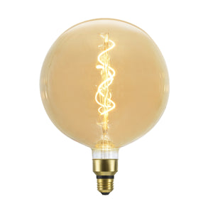 # 10009-11 G200 Vintage Edison Decorative LED Light Bulb, 4 Watt Medium (E26) Base, Amber