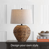 # 24027-22, Light Green with Green Grain Glass Lamp Finial in Copper, 2" Tall, 2 Pack
