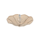 # 39005 Ceiling Clip-on Lamp Shade (1 Pack), Transitional Design, Yellowish Brown Faux Linen Fabric, 13" diameter (13" x 5")