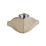 # 39006 Ceiling Clip-on Lamp Shade (1 Pack), Transitional Design in Off White Textured Fabric, 13" diameter (13" x 5")