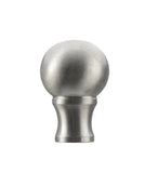 # 24018-21, 1 Pack Steel Lamp Finial in Brushed Nickel Finish, 1 3/8" Tall
