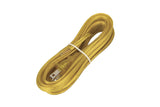 # 21201-2 15 Feet Lamp Cord Set with Molded Polarized Plug in Gold, 2 Pack