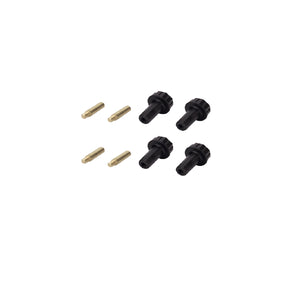 # 21308-4 On/Off Replacement Turn Knobs and 1/2" Extensions, Black, 4 Pack