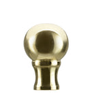 # 24018-12, 2 Pack Steel Lamp Finial in Brass Plated Finish, 1 3/8" Tall