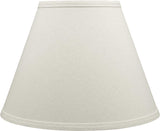 # 32637 Transitional Empire Shape Spider Construction Lamp Shade, White, 6" Top x 12" Bottom x 9" Slant Height