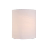 # 31281 Transitional Drum (Cylinder) Shaped Spider Construction Lamp Shade in White, 14" wide (14" x 14" x 16")