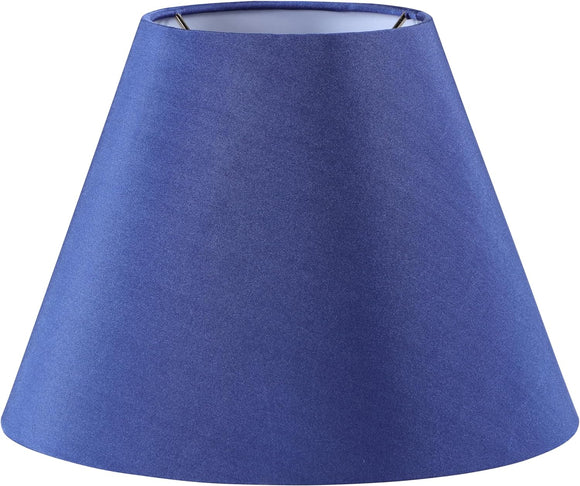 # 32137 Transitional Empire Shape Spider Construction Lamp Shade, Berry Blue, 6