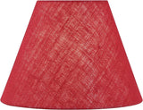 # 32995 Transitional Empire Shape Spider Construction Lamp Shade in Red, (6" x 12" x 9")