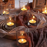 # 25711-4-X, Steel Votive Candle Holder for Festival Decor, Wedding Parties, Holiday and Home Decor, 4" D x 3" H