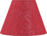 # 32995 Transitional Empire Shape Spider Construction Lamp Shade in Red, (6" x 12" x 9")