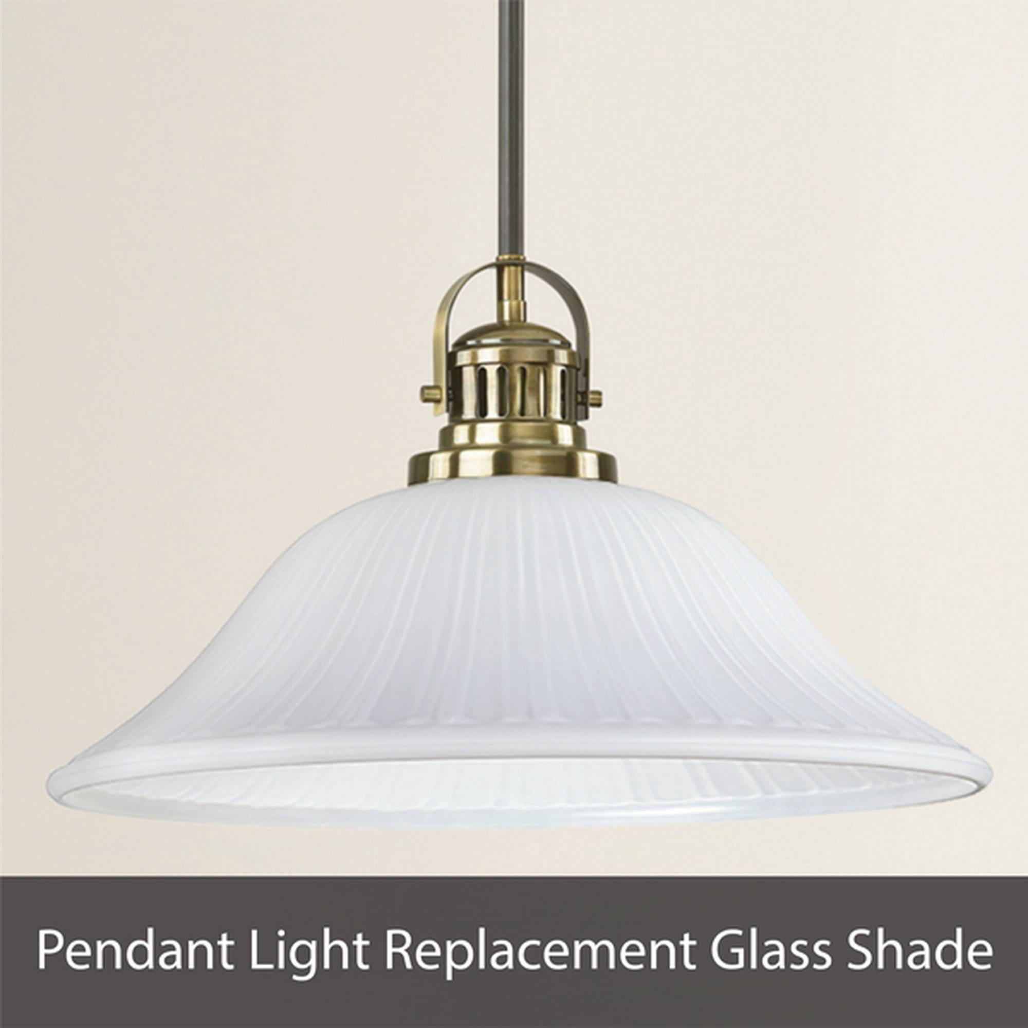 25302-64-1, Alabaster Glass Shade for Medium Base Socket Torchiere