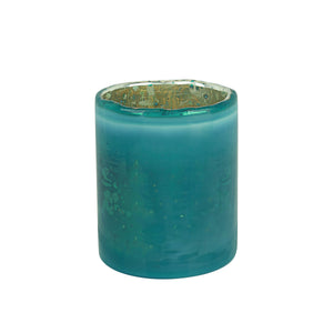 # 16003-1 Teal Glass Votive Candle Holder 2-3/4" Diameter x 3" Height, 1 Pack