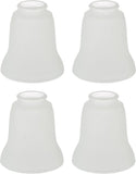 # 23162-4 Transitional Frosted Ceiling Fan Replacement Glass Shade.2-1/8"Fitter,4-1/2"Diameter x 5"Height.4 Pack