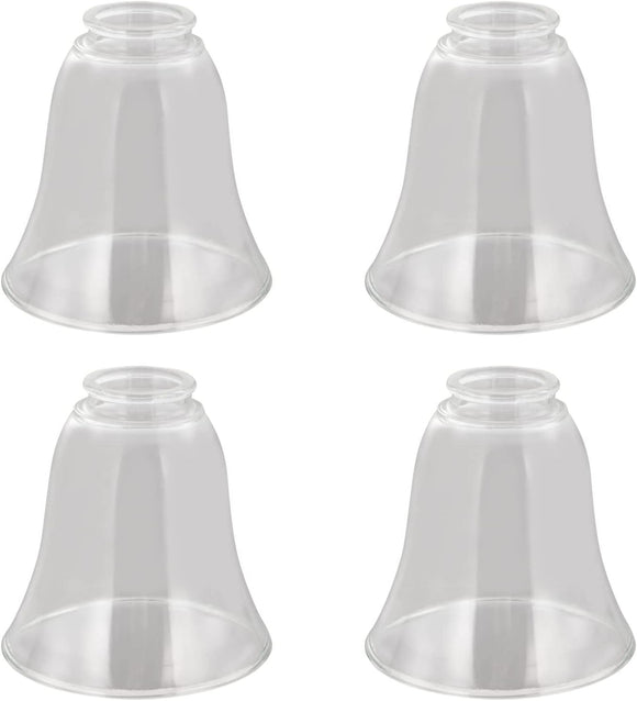 # 23163-4 Transitional Clear Ceiling Fan Replacement Glass Shade.2-1/4