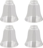 # 23163-4 Transitional Clear Ceiling Fan Replacement Glass Shade.2-1/4"Fitter,5-1/8"Diameter x 5-4/12"Height.4 Pack