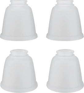 # 23168-4 Transitional Frosted Ceiling Fan Replacement Glass Shade.2-1/8"Fitter,4-5/8"Diameter x 4-5/8"Height.4 Pack