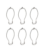 # 20001-26 8" Lamp Harp with Saddle in Satin Nickel Finish, 6 Pack