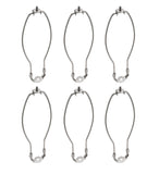 # 20004-26 12" Lamp Harp with Saddle in Satin Nickel Finish, 6 Pack