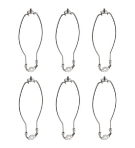 # 20008-26 11" Lamp Harp with Saddle in Satin Nickel Finish, 6 Pack