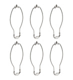 # 20008-26 11" Lamp Harp with Saddle in Satin Nickel Finish, 6 Pack
