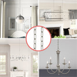 # 21102-2 36" Decorative Light Fixture Chain in White, 2 Pack