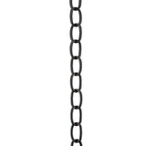 # 21106-81,Steel 10 Feet Heavy Duty Chain for Hanging Up Maximum Weight 50 Pounds-Lighting Fixture/Swag Light/Plant in Oil Rubbed Bronze.9 Gauge.