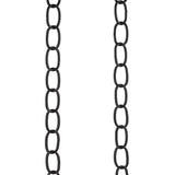 # 21118-82,Steel 3 Feet Heavy Duty Chain for Hanging Up Maximum Weight 40 Pounds-Lighting Fixture/Swag Light/Plant in Oil Rubbed Bronze.11 Gauge.