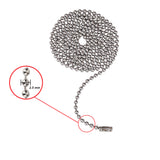 # 21320 3-Feet Beaded Pull Chain with Connector in Stainless