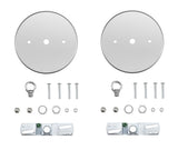 # 21505-3X, Chrome Contemporary Chandelier Fixture Canopy Kit, 5-1/8" Diameter with Loop, 7/16" Center Hole