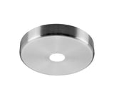 # 21506-2X Brushed Nickel Contemporary Chandelier Fixture Canopy, 5-1/8" Diameter, 1" Center Hole