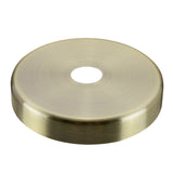 # 21506-4X Antique Brass Contemporary Chandelier Fixture Canopy, 5-1/8" Diameter, 1" Center Hole