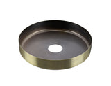 # 21506-4X Antique Brass Contemporary Chandelier Fixture Canopy, 5-1/8" Diameter, 1" Center Hole