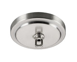 # 21508-3X, Brushed Nickel Transitional Chandelier Fixture Canopy Kit, 5-1/2" Diameter with Collar Loop, 1" Center Hole
