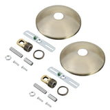 # 21511-3X Contemporary Chandelier Fixture Canopy Kit, 5" Diameter with Collar Loop, 1" Center Hole, Antique Brass, 1 Sets/Pack