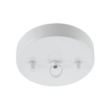 # 21517-2X Contemporary Fixture Canopy Kit, 4-3/4" Diameter with Loop, 7/16" Center Hole, Matte White, 1 Sets/Pack