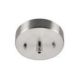 # 21518-4X Contemporary Fixture Canopy Kit, 4-3/4" Diameter, 7/16" Center Hole, Brushed Nickel, 1 Sets/Pack