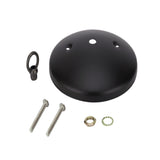 # 21522-X Modern Light Fixture Canopy Kit, 5" Diameter with Collar Loop, 7/16" Center Hole, Oil Rubbed Bronze