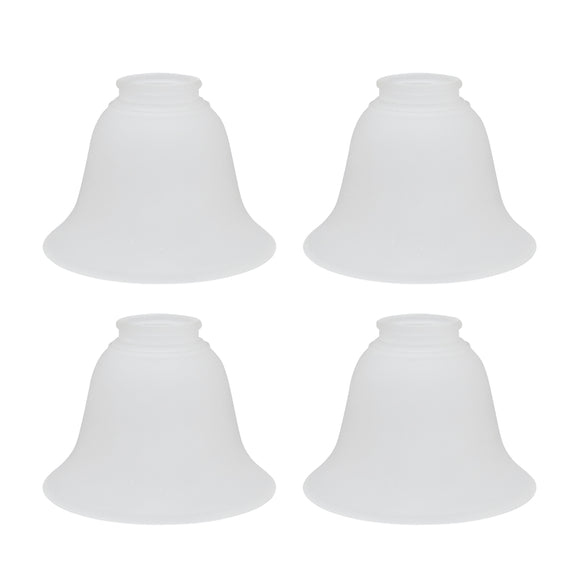 # 23023-4 Transitional Style Replacement Bell Shaped Frosted Glass Shade, 2 1/4