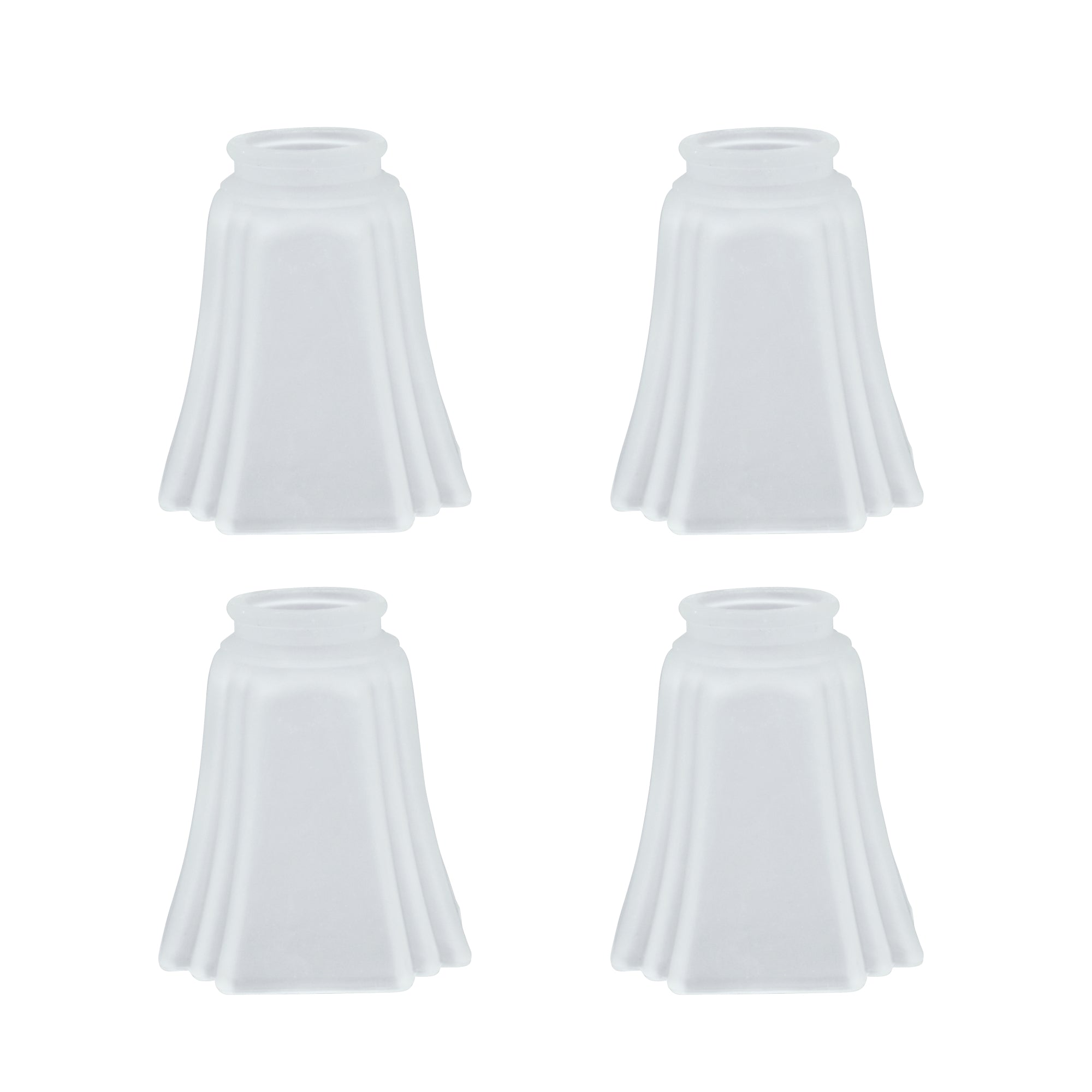 4 Pack Ceiling Fan Light Covers, Transitional Style Replacement